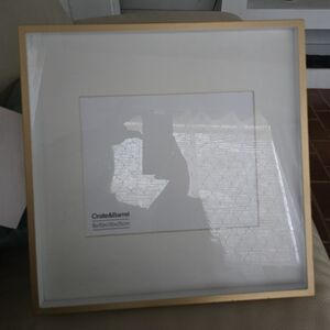 Crate & Barrel Gold Picture Frame